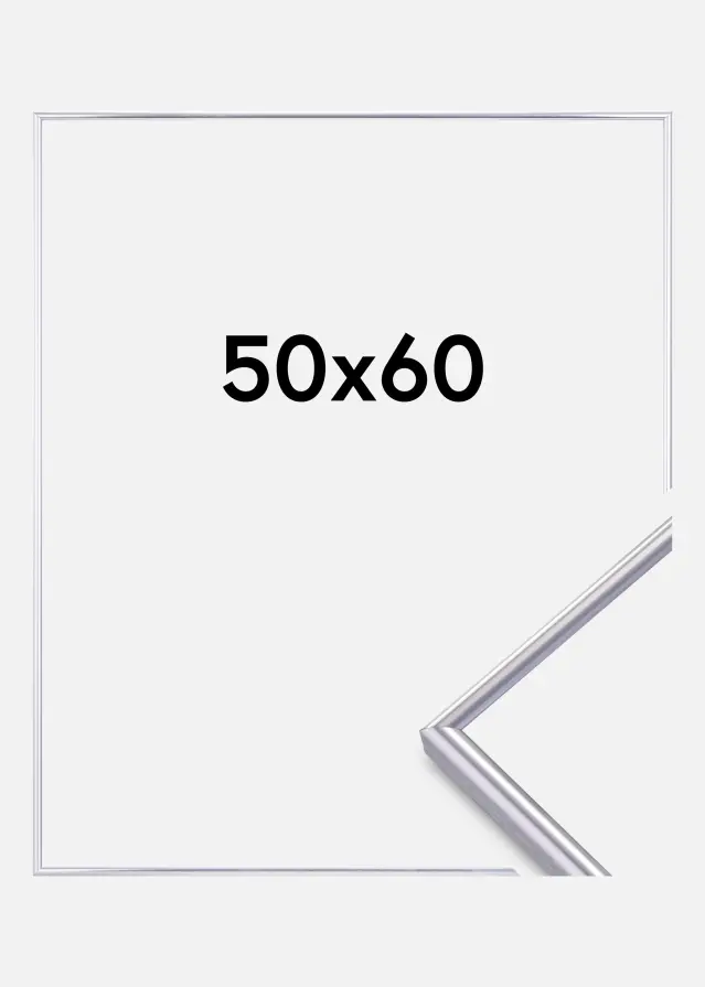 Ramme Can-Can Sølv 50x60 cm