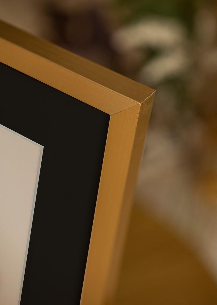 Ramme Selection Gull 13x18 cm - Passepartout Svart 9x12 cm