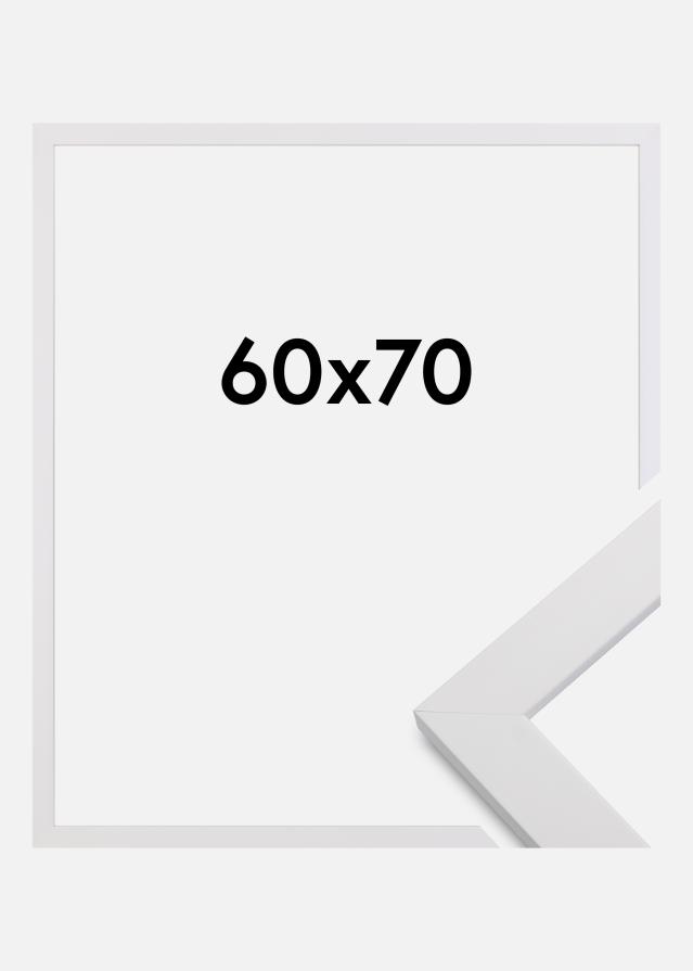Ramme White Wood Akrylglass 60x70 cm