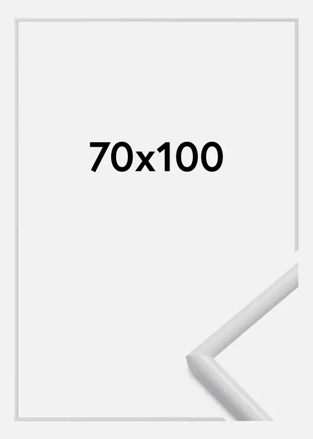 Ramme Galeria Hvit 70x100 cm