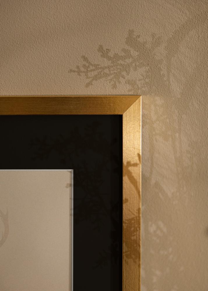 Ramme Selection Gull 13x18 cm - Passepartout Svart 9x12 cm