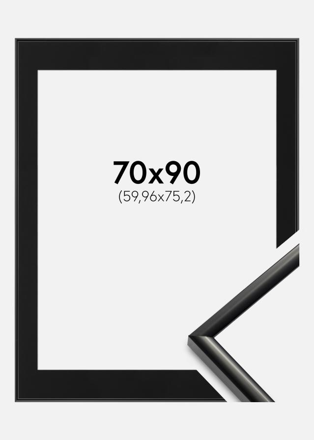 Ramme New Lifestyle Svart 70x90 cm - Passepartout Svart 24x30 inches