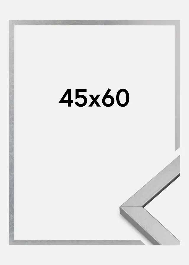 Ramme Minerva Akrylglass Sølv 45x60 cm