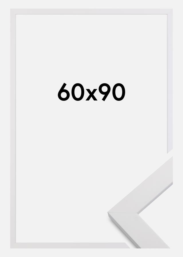 Ramme White Wood Akrylglass 60x90 cm