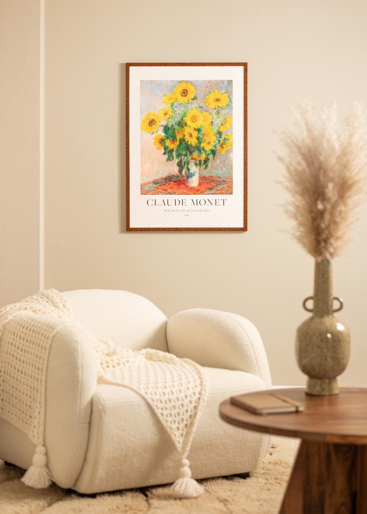 Ramme Ares Akrylglass Burr Walnut 42x59,4 cm (A2)