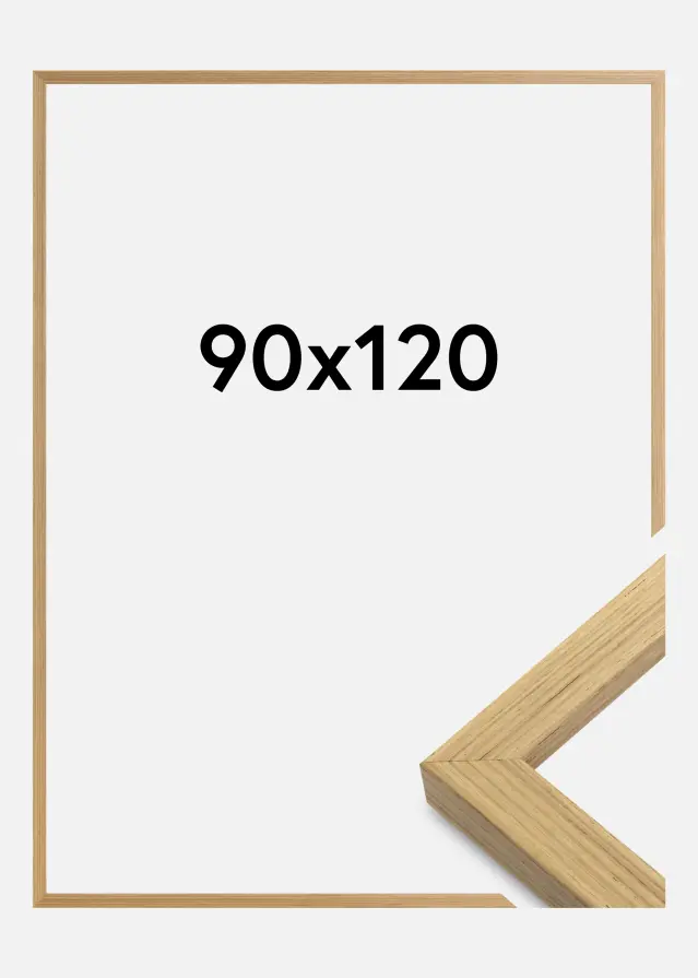 Ramme Blocky Akrylglass Eik 90x120 cm