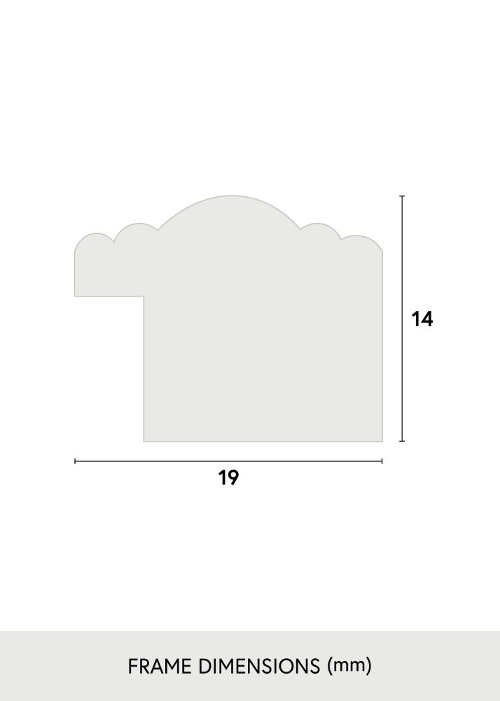 Ramme Tango Svart 13x18 cm