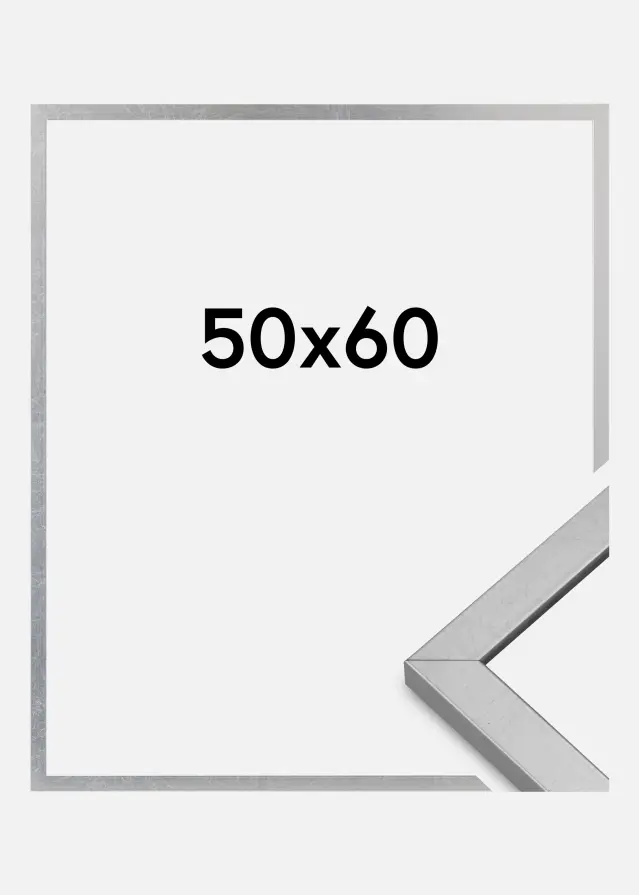 Ramme Minerva Akrylglass Sølv 50x60 cm