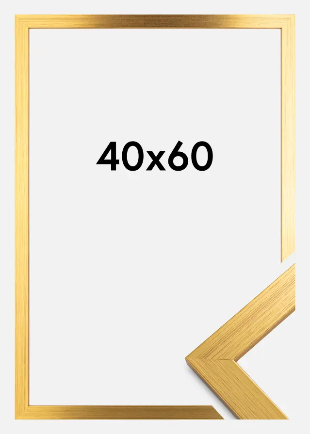 Ramme Gold Wood Akrylglass 40x60 cm