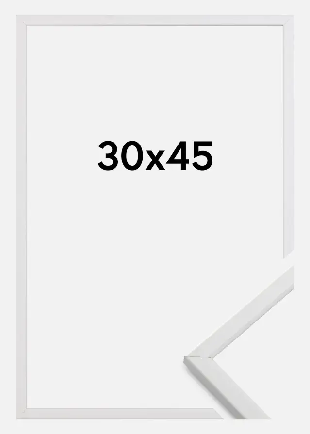 Ramme Galant Akrylglass Vit 30x45 cm