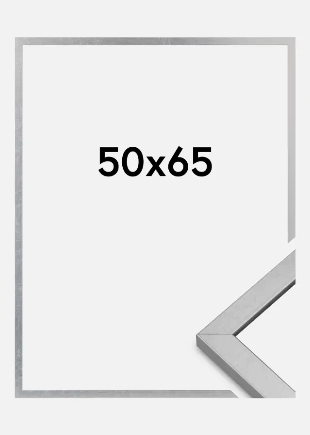 Ramme Minerva Akrylglass Sølv 50x65 cm
