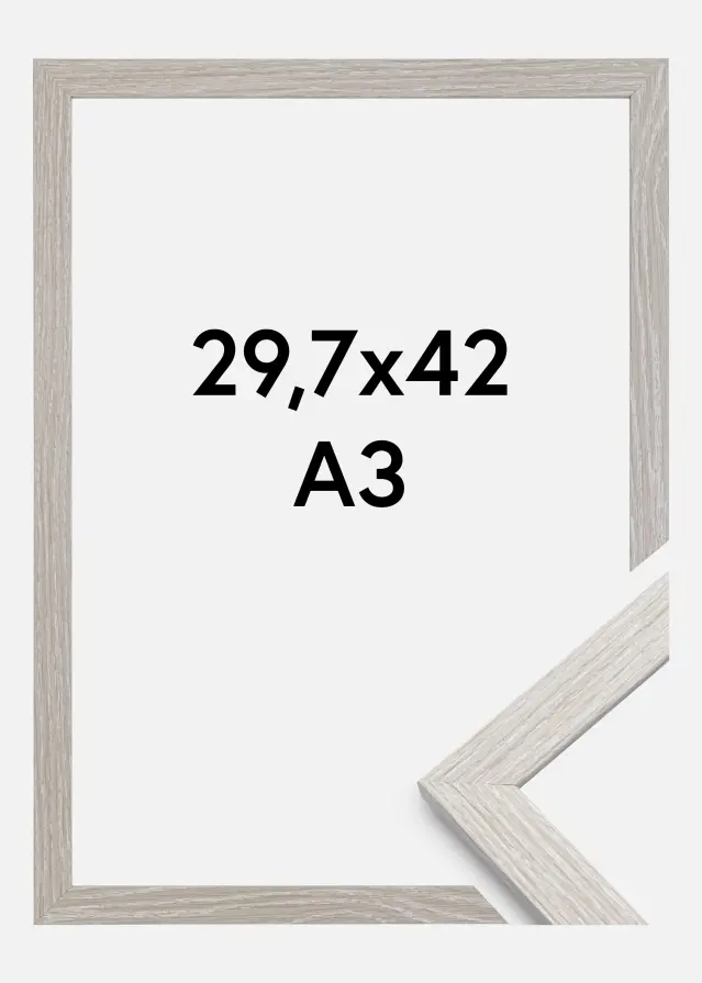 Ramme Stilren Light Grey Oak 29,7x42 cm (A3)