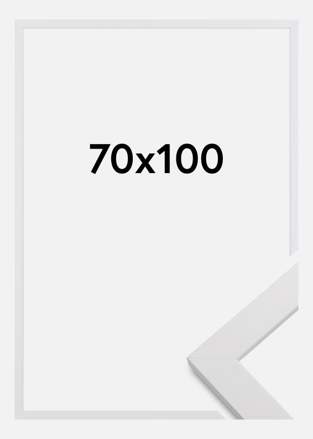 Ramme White Wood Antireflex 70x100 cm