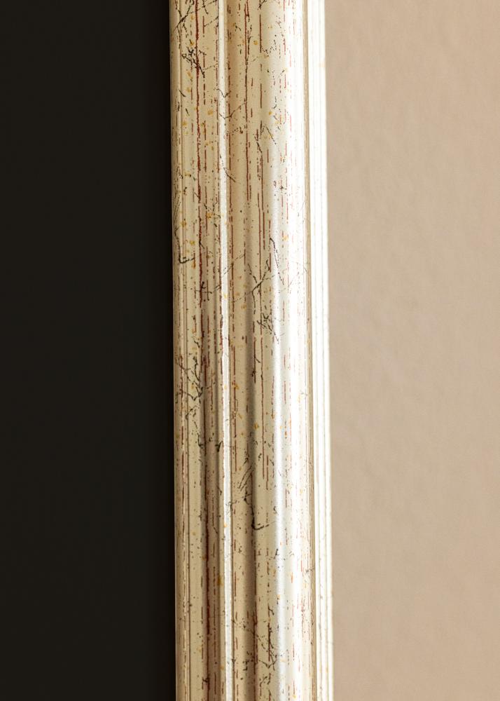 Ramme Västkusten Sølv 70x100 cm - Passepartout Svart 62x93 cm