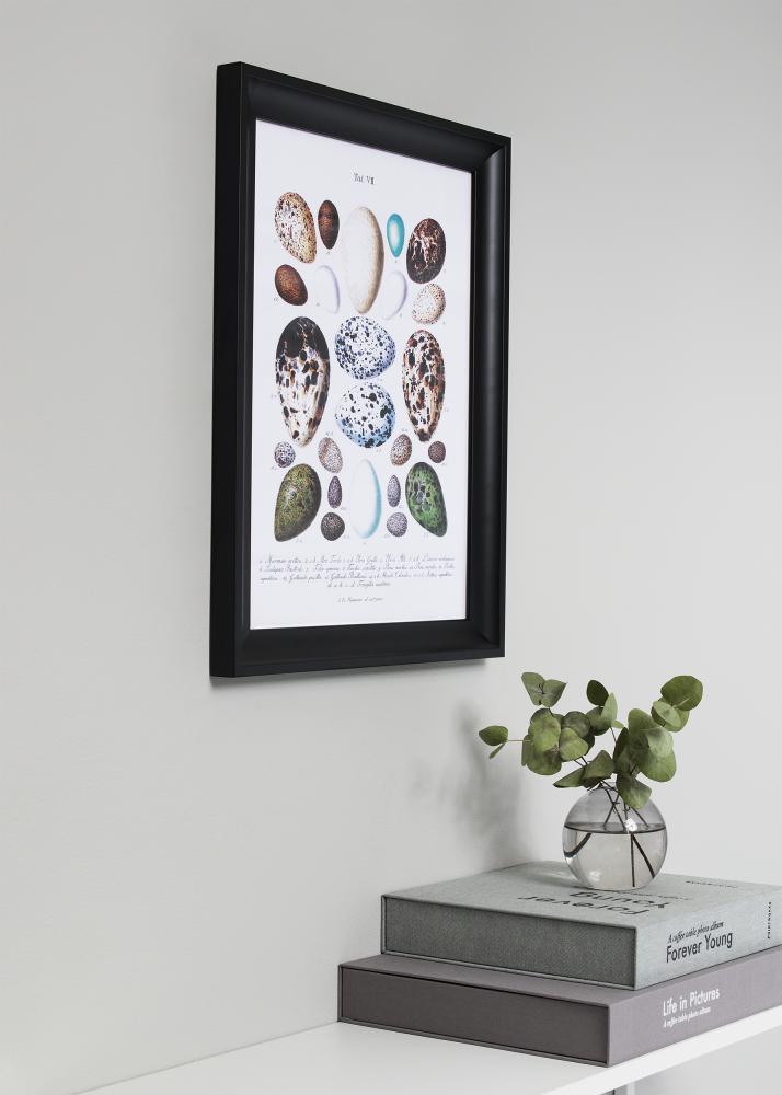 Ramme Öjaren Svart 45x60 cm - Passepartout Svart 12x18 inches