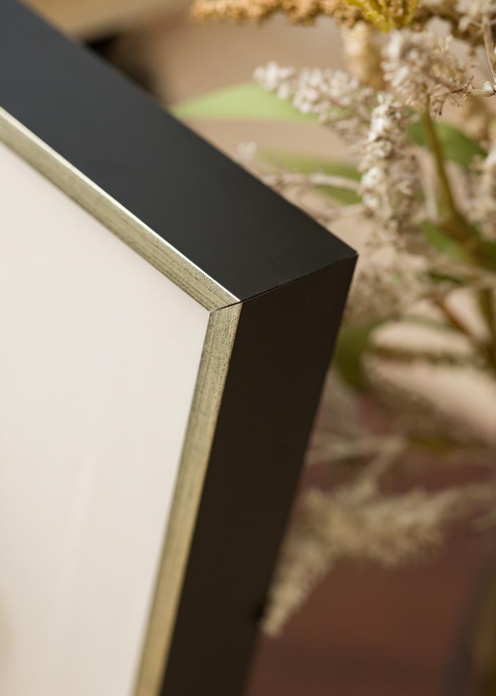 Ramme Ra Skyggeramme Svart/Sølv - Valgfri Størrelse