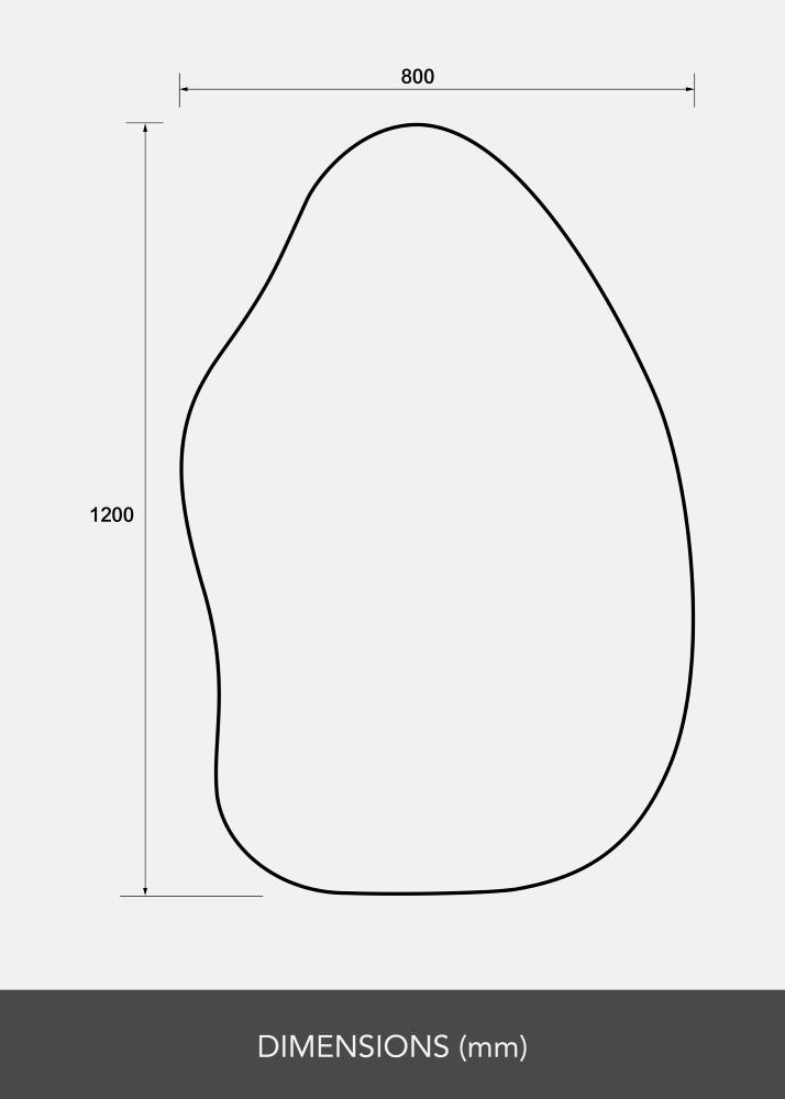 Speil Perspective 80x120 cm