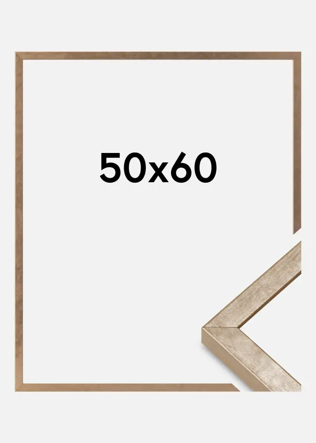 Ramme Ares Akrylglass Messing 50x60 cm