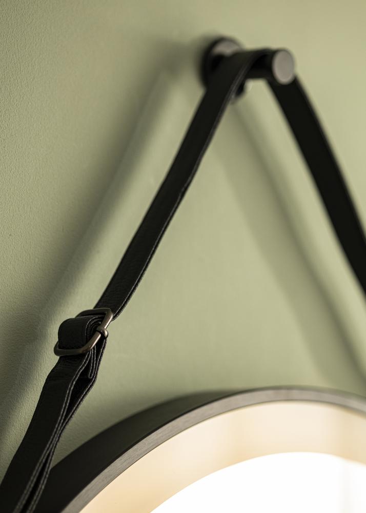 KAILA Speil Svart LED 60 cm Ø