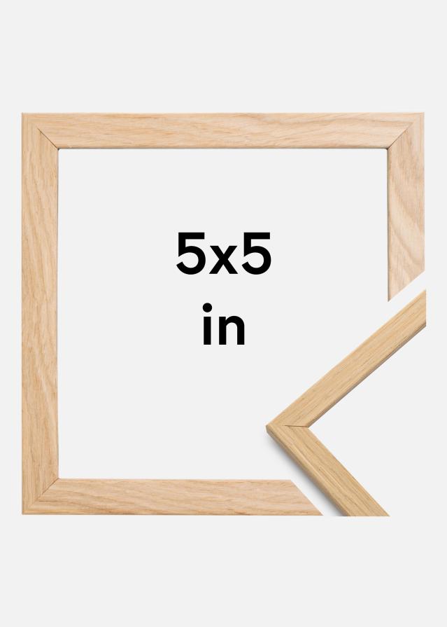 Ramme Edsbyn Akrylglass Eik 5x5 inches (12,7x12,7 cm)