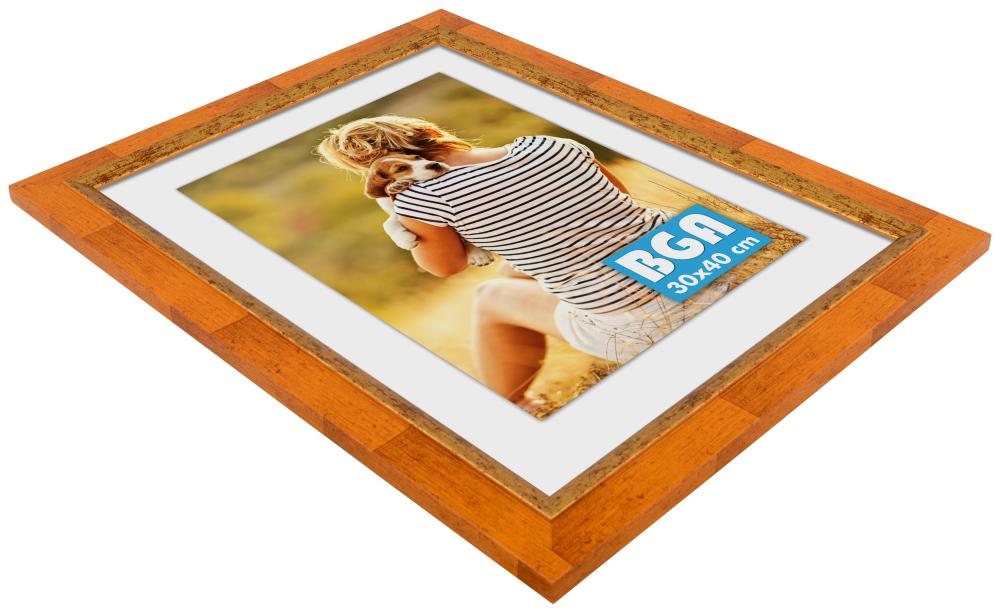 Ramme Färila Oransje - Valgfri størrelse