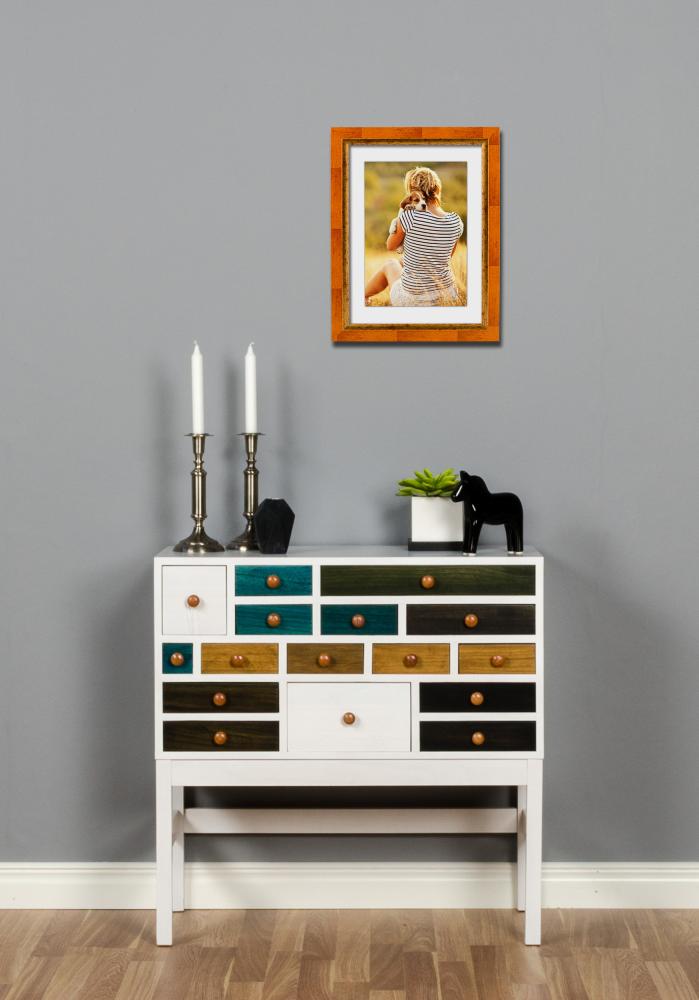 Ramme Färila Oransje - Valgfri størrelse