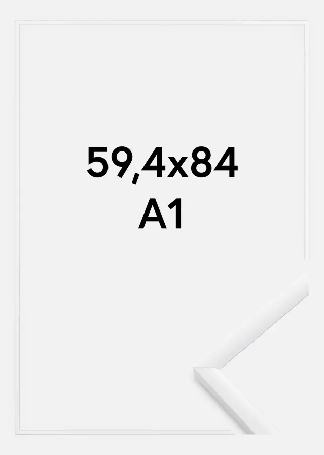 Ramme New Lifestyle Hvit 59,4x84,1 cm (A1)