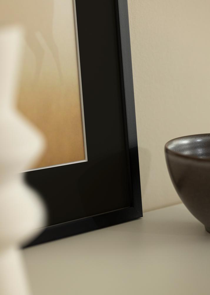 Ramme Edsbyn Svart 40x70 cm - Passepartout Svart 28x58 cm