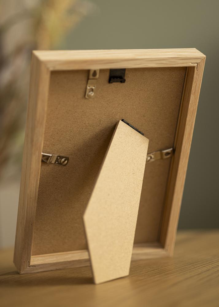 Ramme Soul Oak Veneer 13x18 cm - Passepartout Hvit 9x13 cm