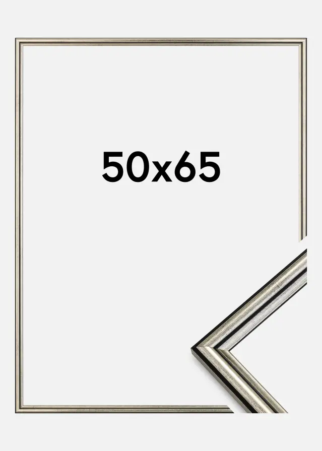 Ramme Horndal Akrylglass Sølv 50x65 cm