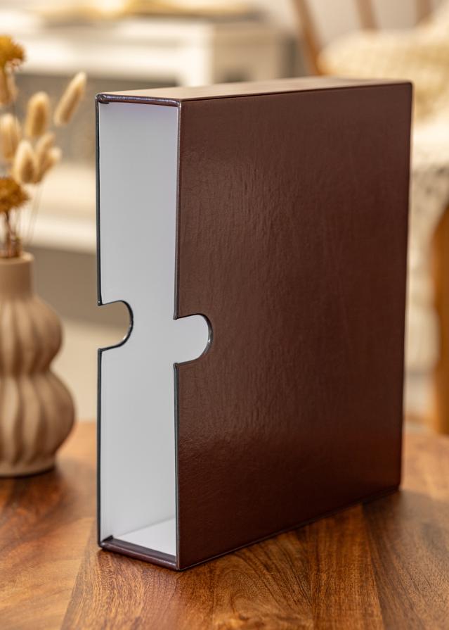 Oppbevaringsboks som passer til Together Ringperm Brun A4