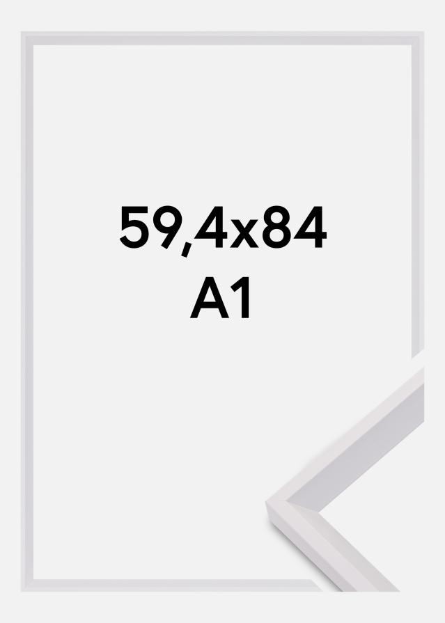 Ramme Globe Akrylglass Hvit 59,4x84,1 cm (A1)