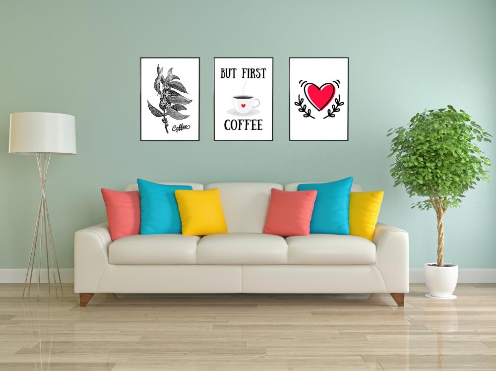 Coffee Botanical Plakat