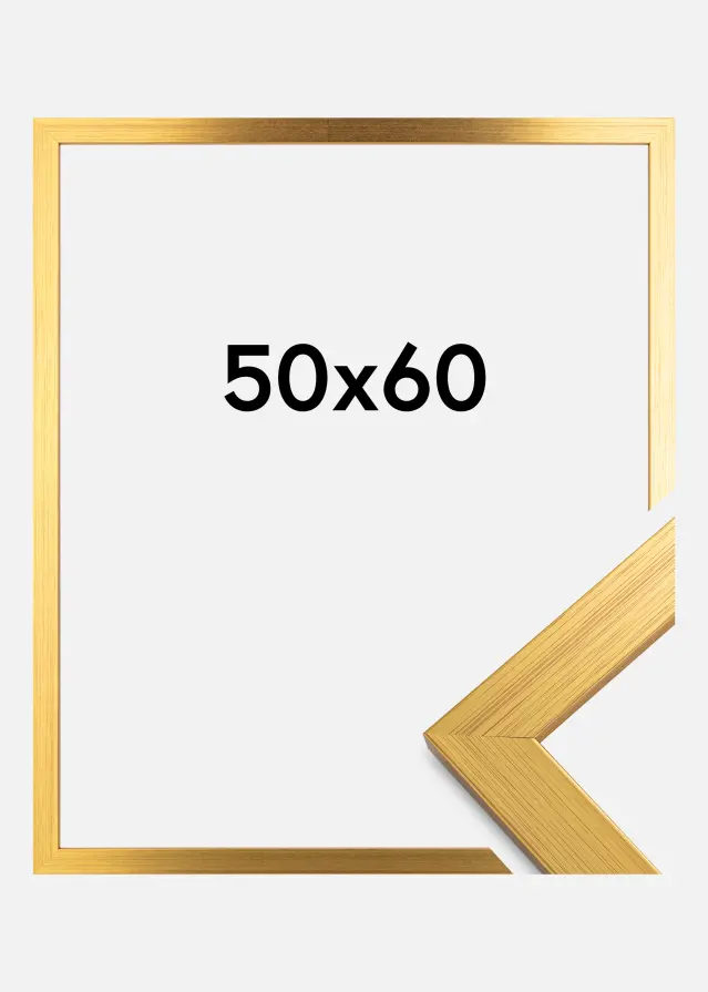 Ramme Gold Wood Akrylglass 50x60 cm