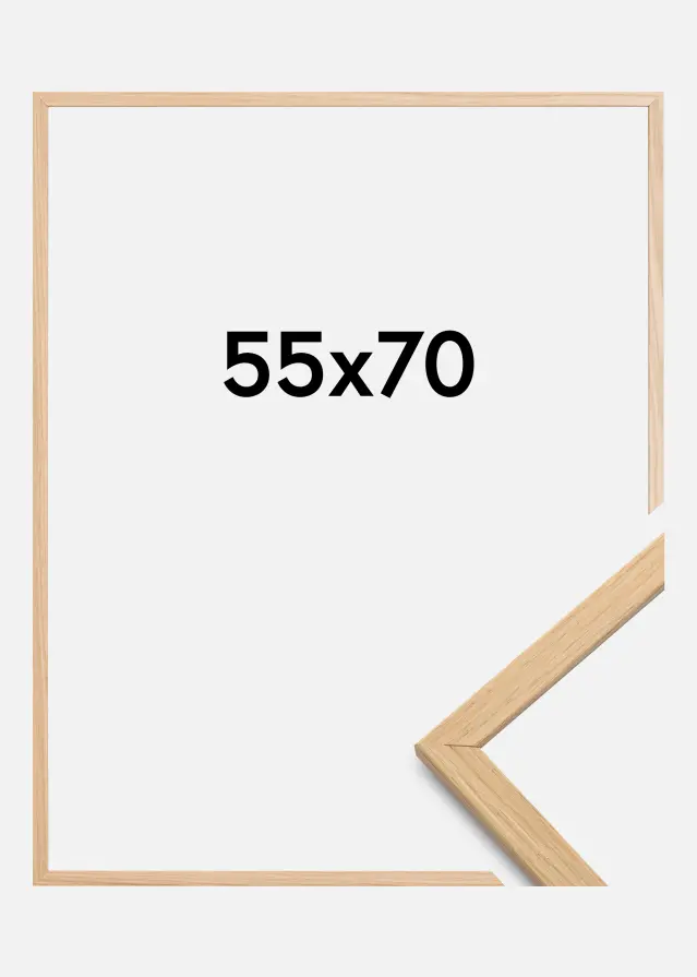 Ramme Edsbyn Akrylglass Eik 55x70 cm