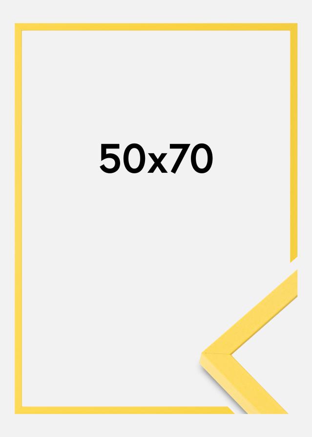 Colorful Akrylglass Gul 50x70 cm