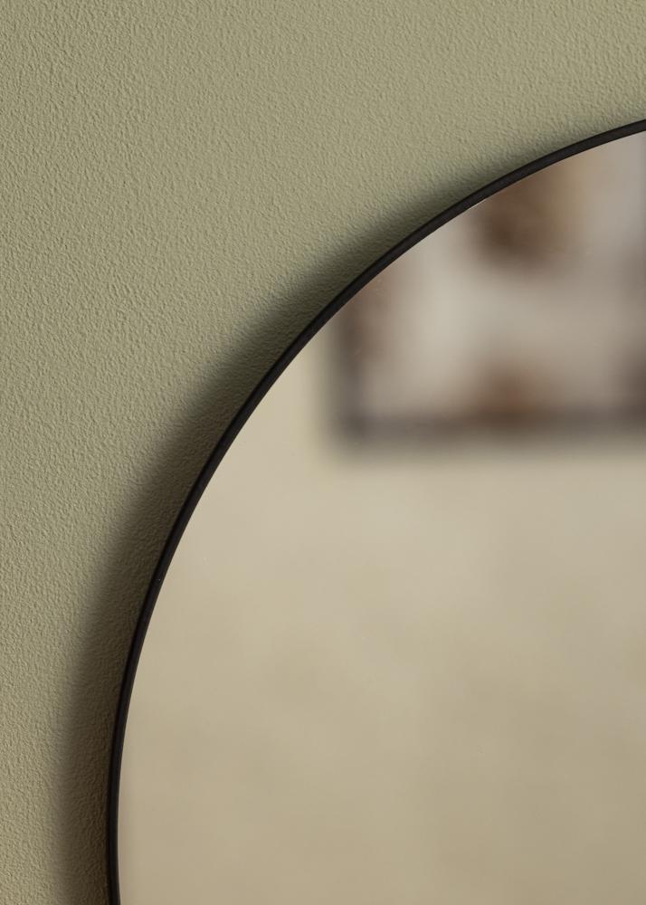 KAILA Round Mirror - Thin Black 40 cm Ø