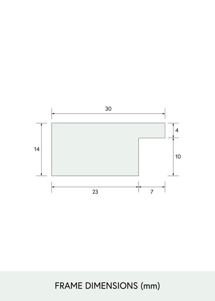 BGA Select Wide Akrylglass Eik 21x29,7 cm (A4)