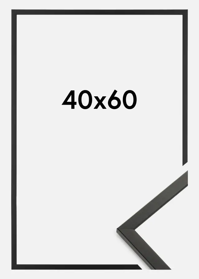 Ramme Galant Akrylglass Svart 40x60 cm