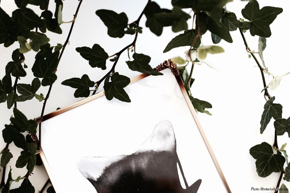 Ramme Rosen Metall Gull 15x20 cm