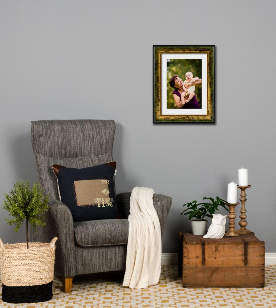 Ramme Roxen Gull Spraglete - Valgfri størrelse