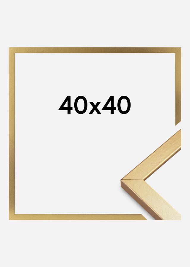 Ramme Minerva Akrylglass Gull 40x40 cm
