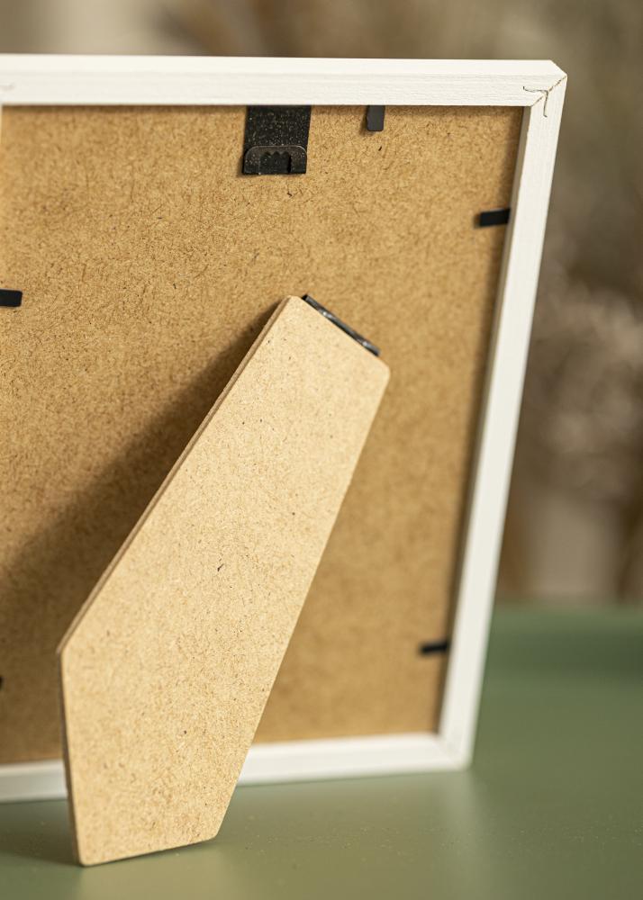 Ramme Kaspar Akrylglass Hvit 13x18 cm