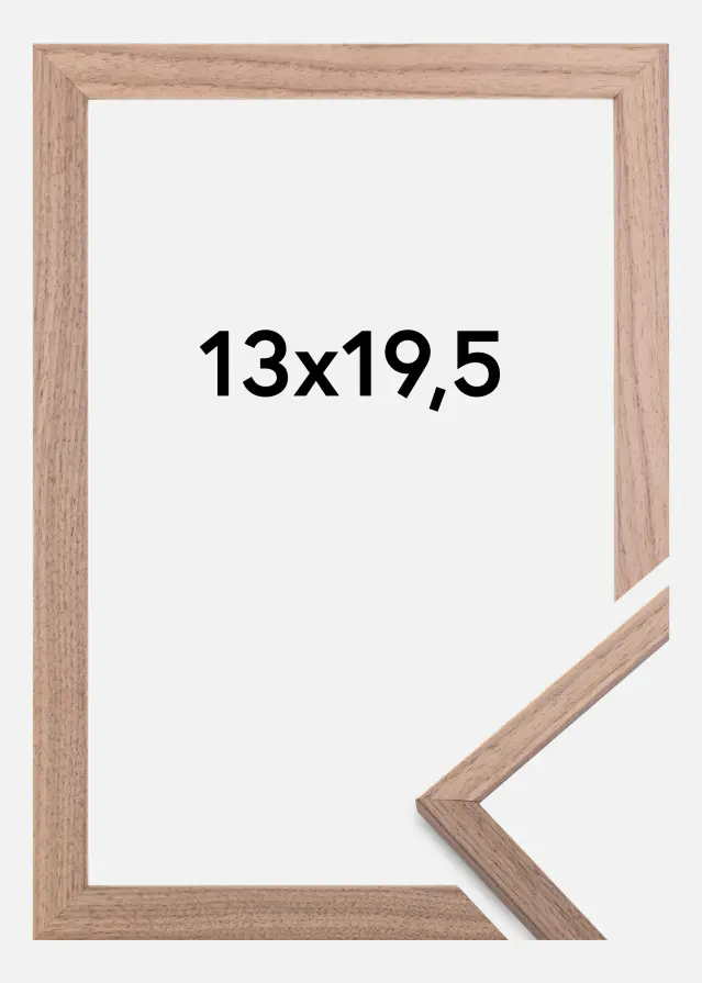 Ramme Edsbyn Lys Valnøtt 13x19,5 cm
