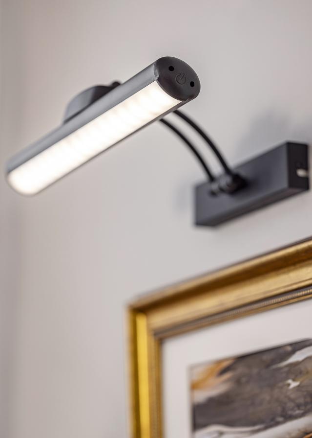 KAILA Gleam Batteridrevet Tavelbelysning 32 cm - Svart