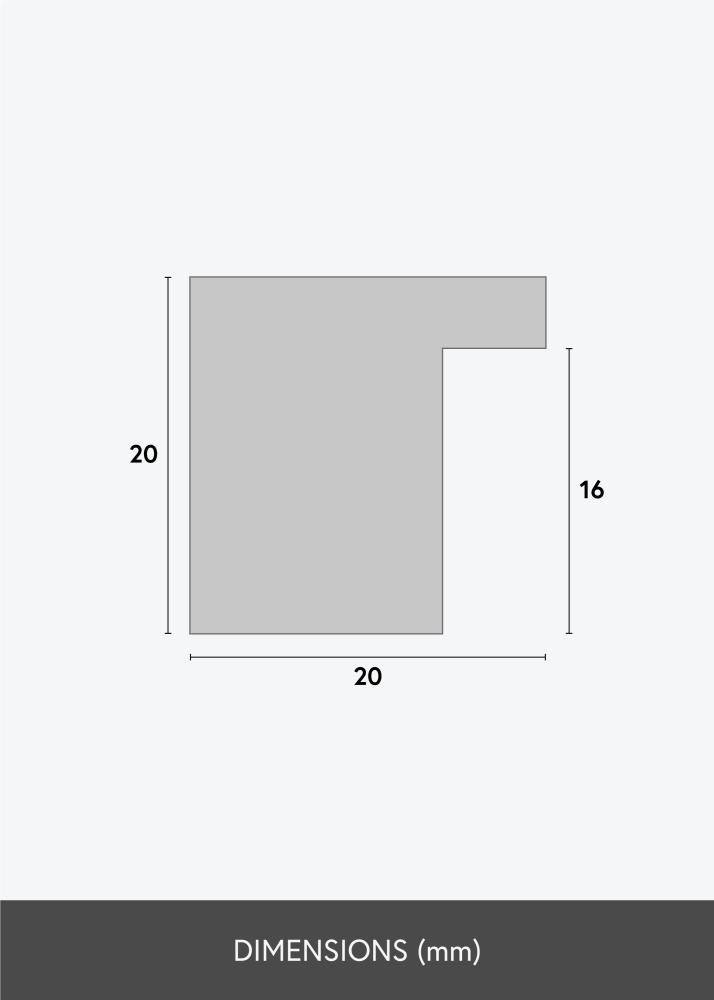 Ramme Devon Natur - Valgfri størrelse