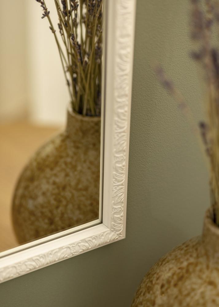 Speil Nostalgia Hvit 45x105 cm