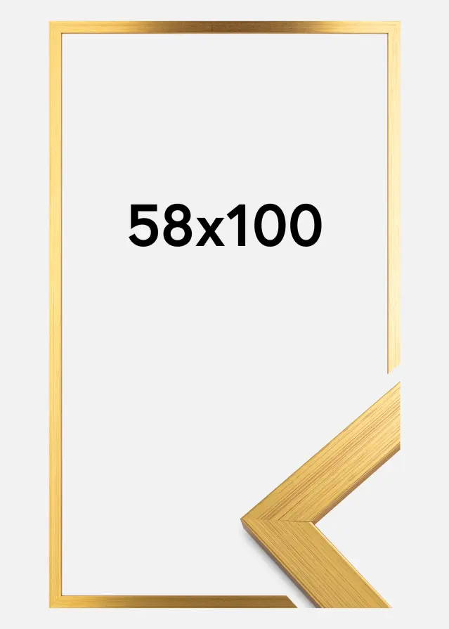 Ramme Gold Wood 58x100 cm