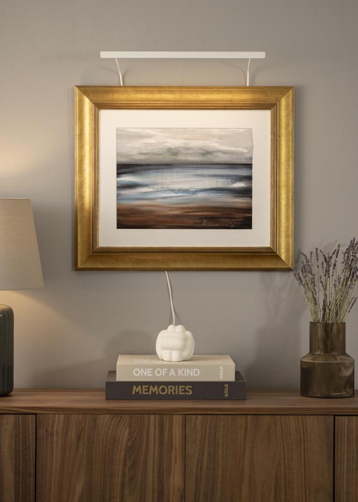 BLP 117 Maleribelysning 45 cm - Hvit