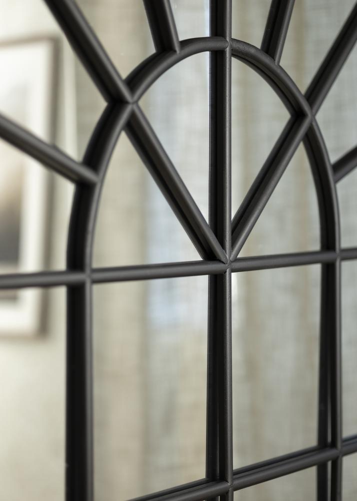 Speil Window Tall Dome Svart 103x180 cm